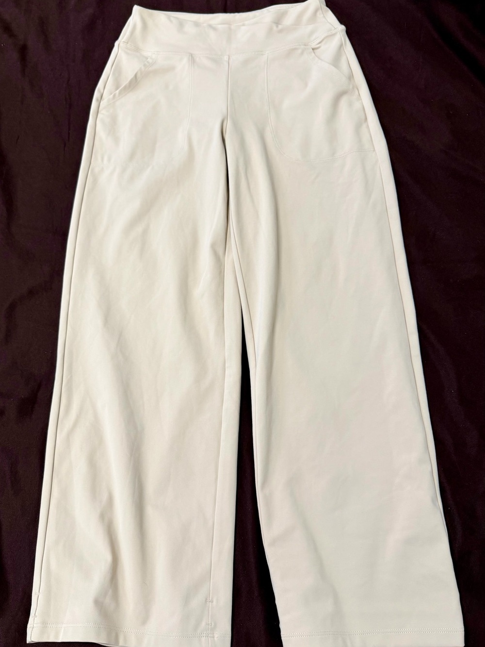 Wide Leg Women’s Pants in Off-White